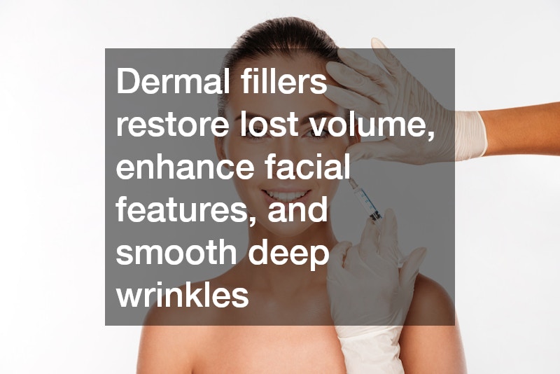 dermal fillers being injected into a woman's cheek